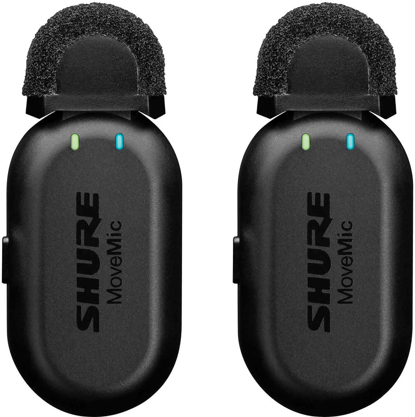 Shure MV-TWO-KIT-Z7 MoveMic Wireless Lavalier Microphone Pair for Phones with Receiver / Charge Case