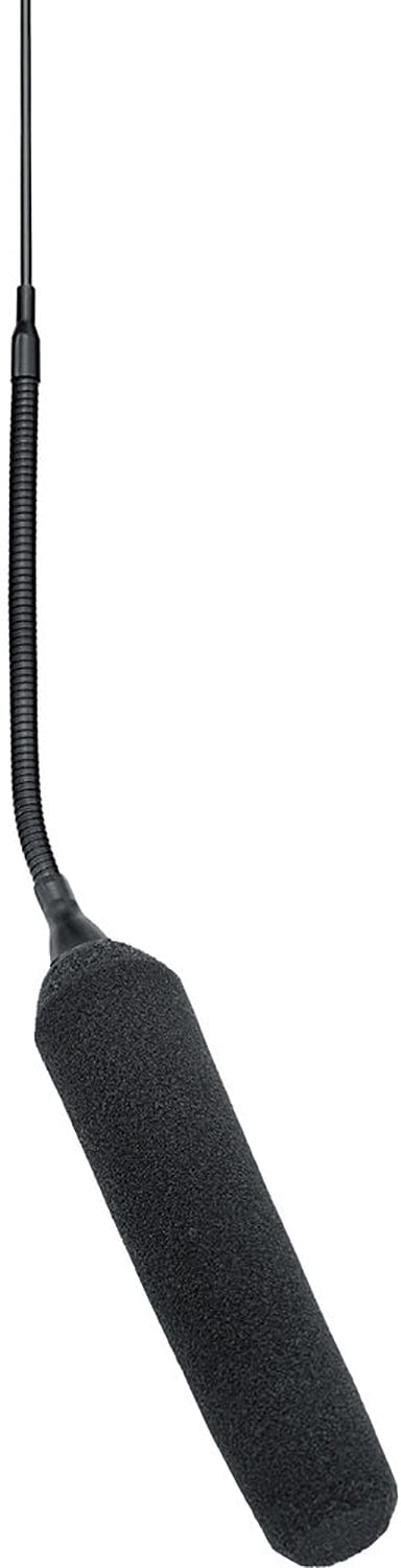 Shure MX202BP/MS Mini-Condenser Microphone - Mini Shotgun Cartridge - TQG Connector - Preamp - Black