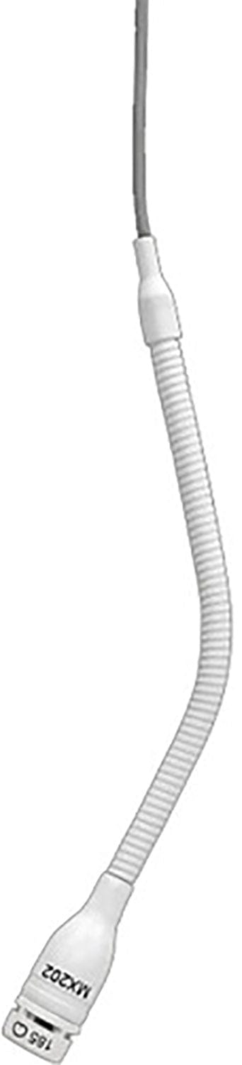 Shure MX202WP-A/C Microflex Overhead Microphone - Cardioid Capsule with Screw Terminal - White