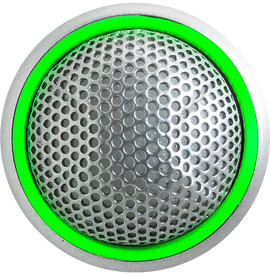 Shure MX395AL/BI-LED Microflex Low Profile Bidirectional Boundary Microphone - 5-Pin XLR - Aluminium
