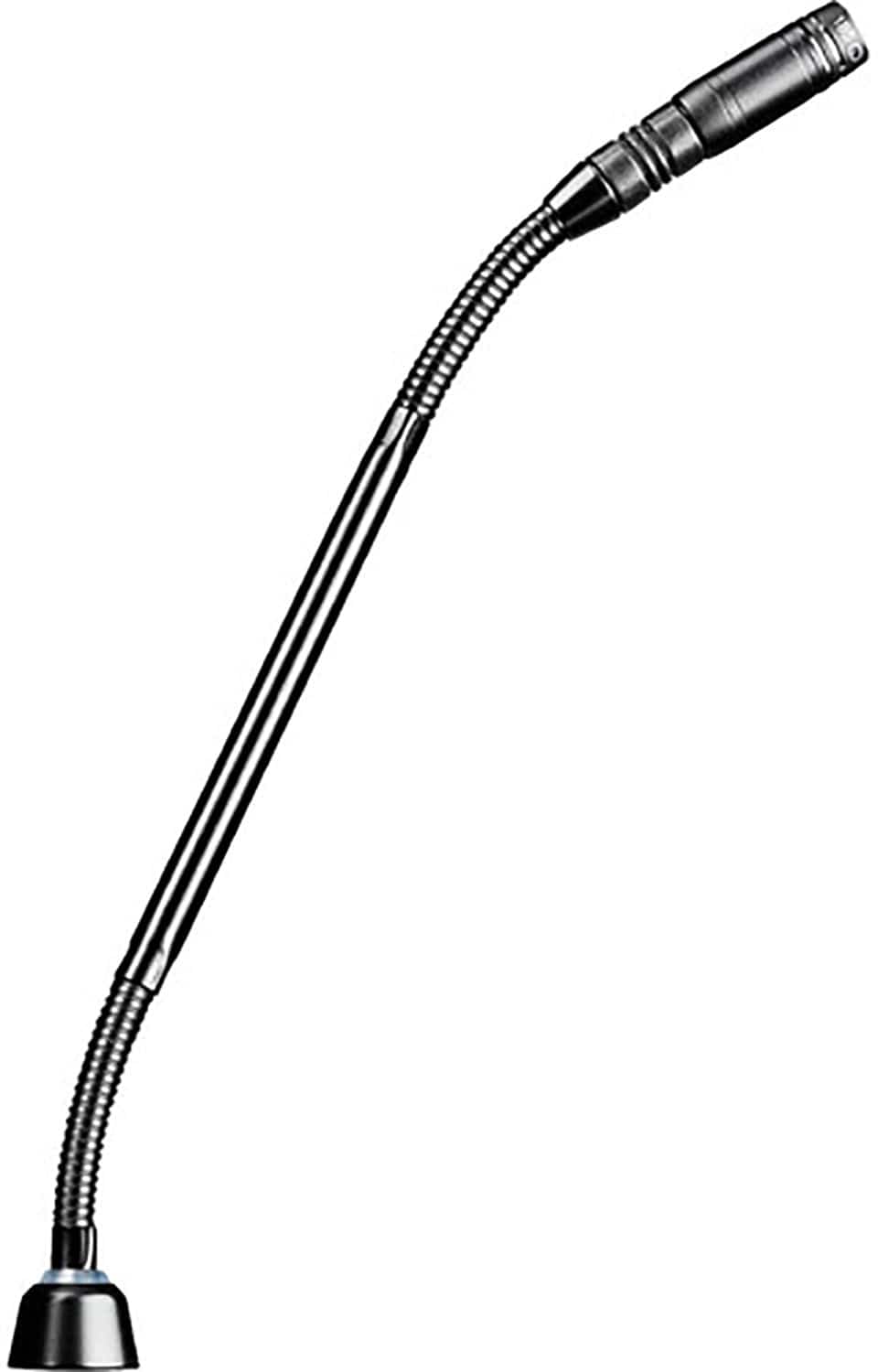 Shure MX410RLPDF/S 10 Inch Gooseneck Microphone with Red LED Top Light Ring - Supercardioid Capsule
