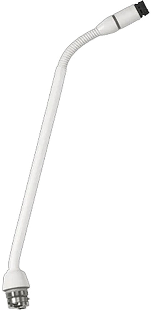Shure MX410WRLP/N Microflex 10-Inch Gooseneck Microphone - Top Light with No Capsule - White