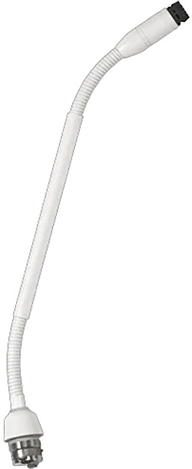 Shure MX410WRLPDF/N Dualflex 10-Inch Gooseneck Microphone - Top Light with No Capsule - White