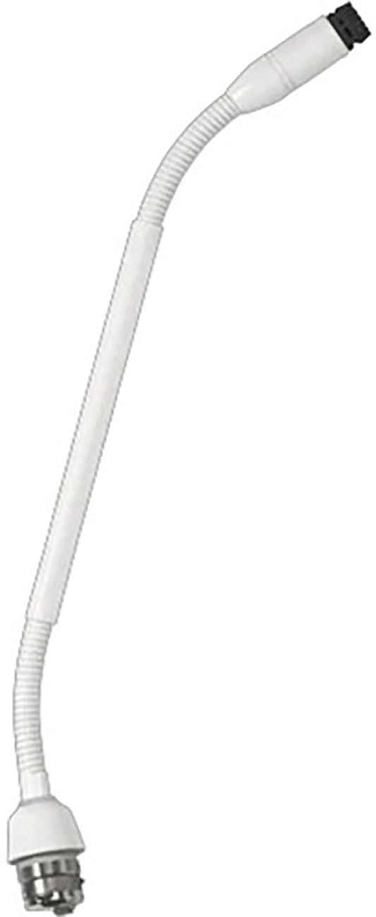 Shure MX410WRLPDF/N Dualflex 10-Inch Gooseneck Microphone - Top Light with No Capsule - White