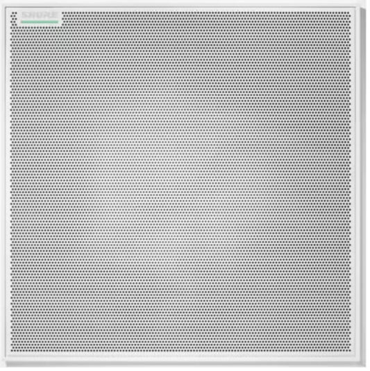 Shure MXA920W-S Ceiling Array Microphone - Square - 24-Inch - White