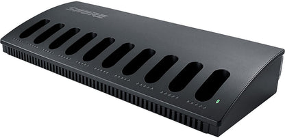 Shure MXCWNCS-BR 10-Bay Networked Charging Station for SB930 Batteries - Brazil Power Supply