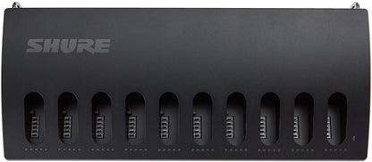 Shure MXCWNCS-US 10-Bay Networked Charging Station for SB930 Batteries - US Power Supply