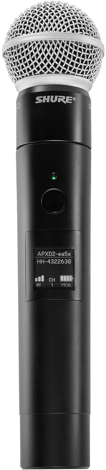 Shure MXW2X/SM58=-Z10 Handheld Wireless Transmitter with SM58 Capsule - Z10 Band