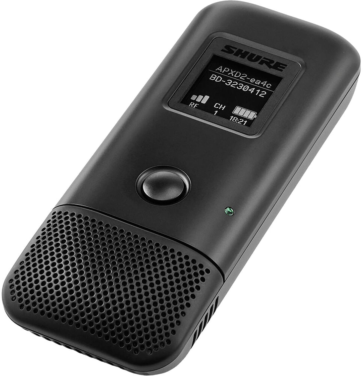 Shure MXW6X/O=-Z10 Boundary Microphone Transmitter for Microflex Systems - Omnidirectional - Black