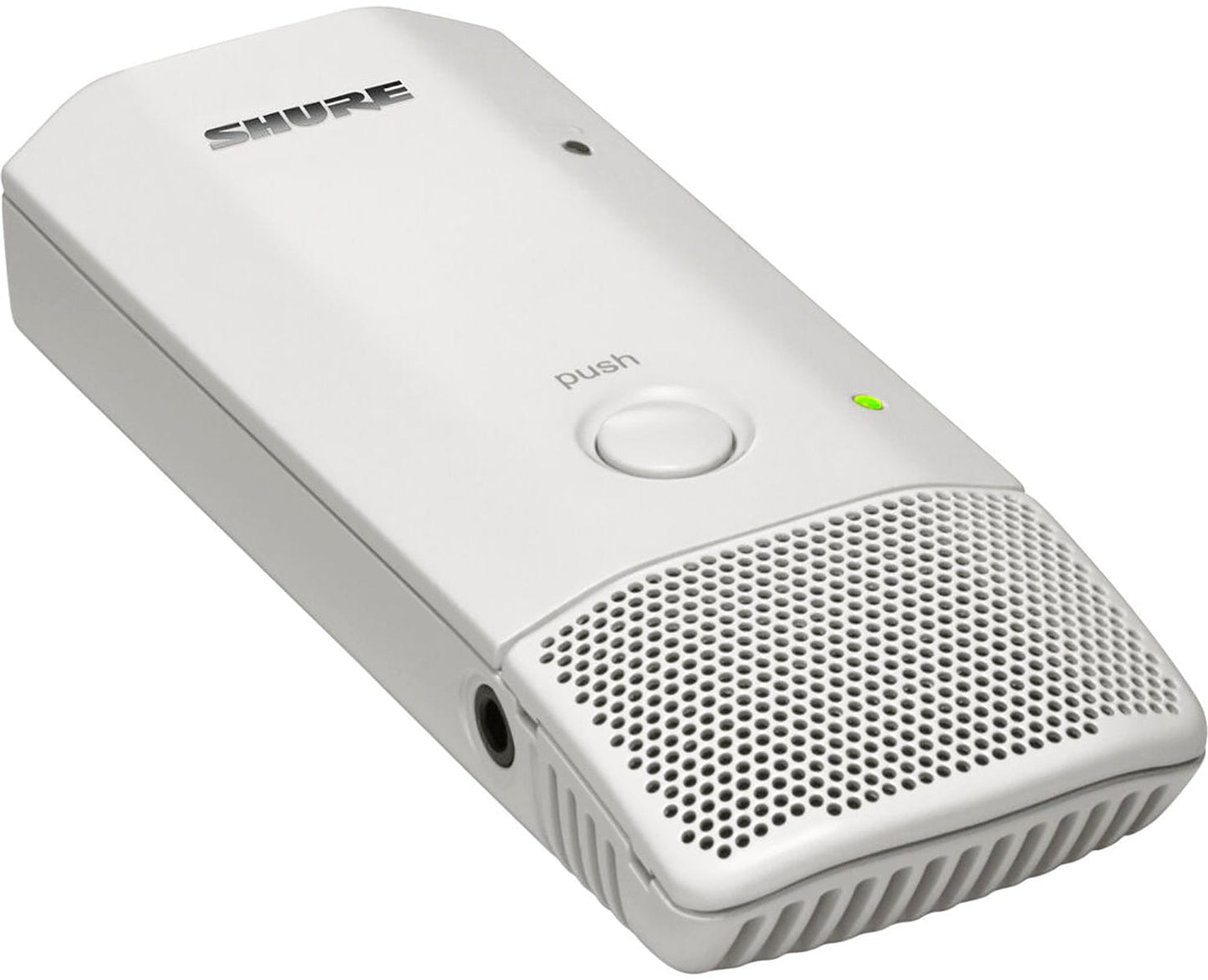 Shure MXW6XW/C=-Z10 Boundary Microphone Transmitter for Microflex Systems - Cardioid - White