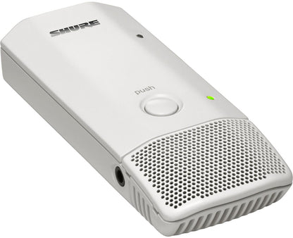 Shure MXW6XW/O=-Z10 Boundary Microphone Transmitter for Microflex Systems - Omnidirectional - White