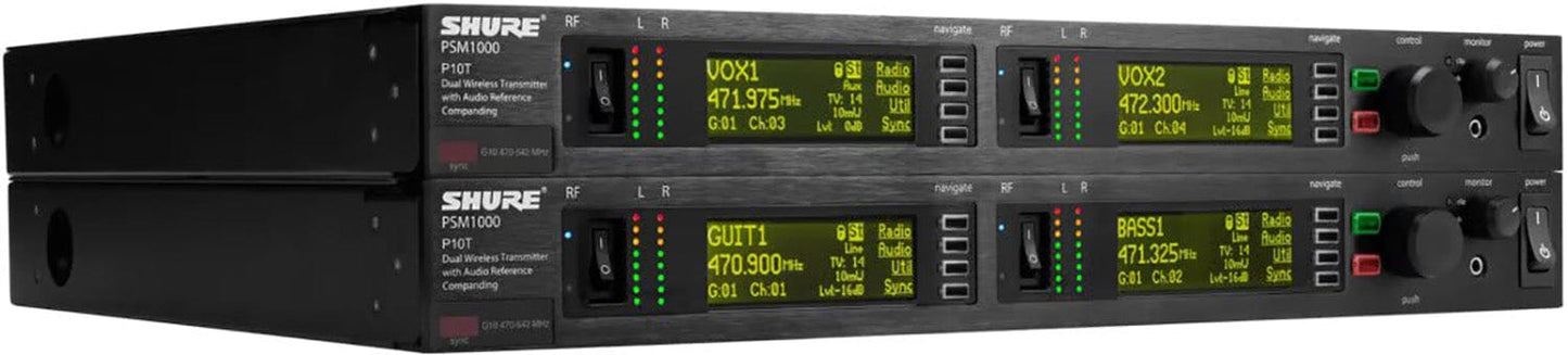 Shure P10T=-J8A Dual Transmitter for Shure PSM1000 Personal Monitor System