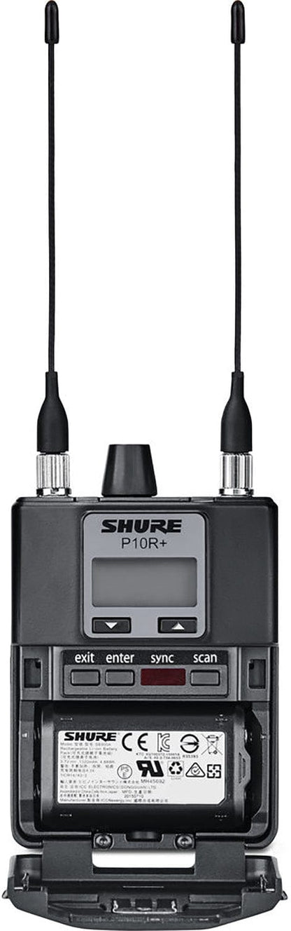 Shure P10TR+425CL-G10 PSM1000 Monitor System - Dual Transmitter/2x Bodypacks/2x Earphones - G10 Band