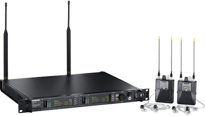 Shure P10TR+425CL-H22 PSM1000 Monitor System - Dual Transmitter/2x Bodypacks/2x Earphones - H22 Band