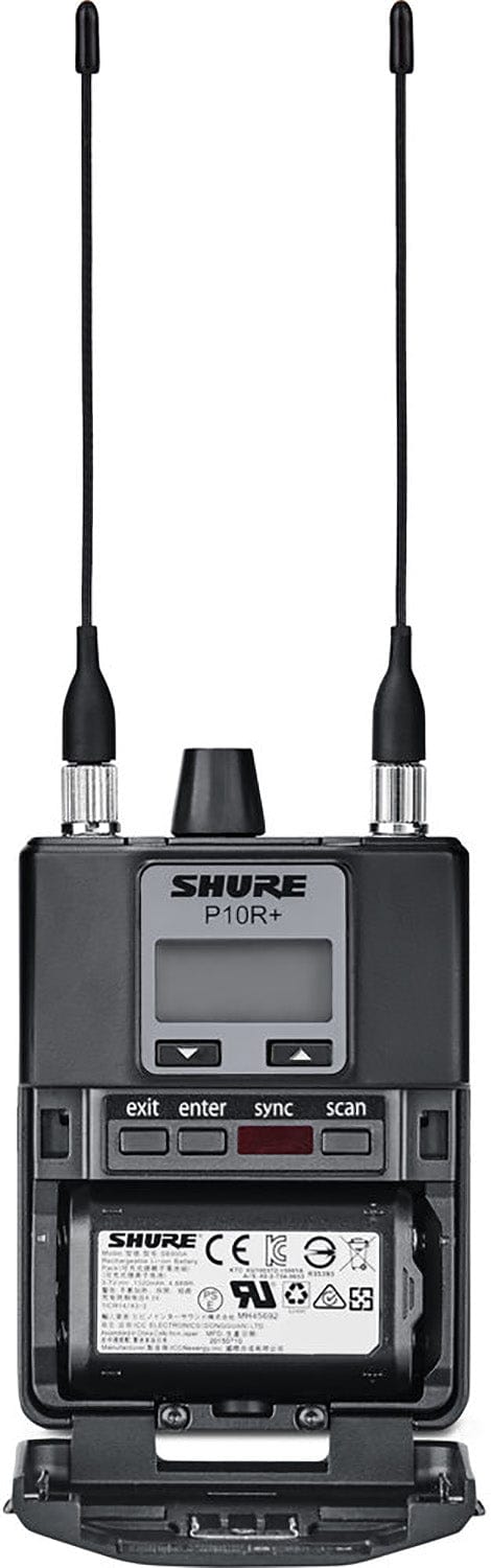 Shure P10TR+425CL-H22 PSM1000 Monitor System - Dual Transmitter/2x Bodypacks/2x Earphones - H22 Band