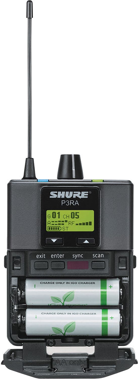 Shure P3RA=-J13 PSM300 Professional Bodypack Receiver - J13 Band