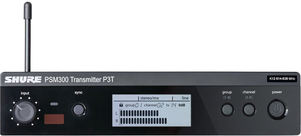 Shure P3T=-G20 Shure P3T=-G20 PSM300 Wireless Transmitter - G20 Band