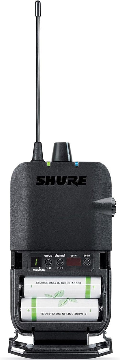 Shure P3TR112GR-J13 PSM300 Wireless System with SE112-GR Earphones - G20 Band
