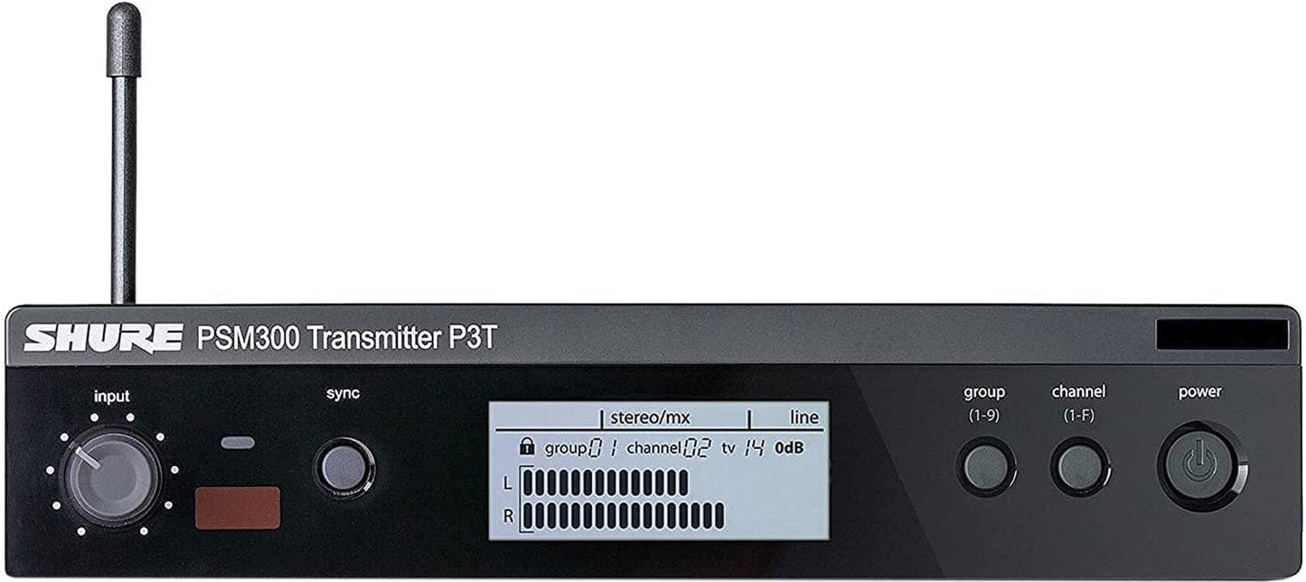 Shure P3TRA215CL-H20 Wireless Personal Monitor System Set - H20 Band
