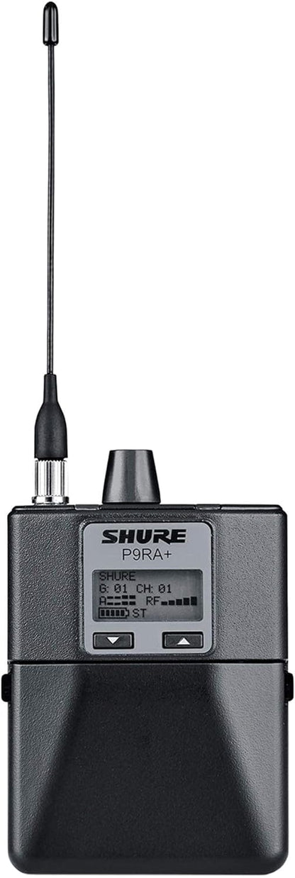 Shure P9RA+=-G6 Rechargeable Bodypack Receiver for Shure PSM900 Personal Monitor System - G6 Band