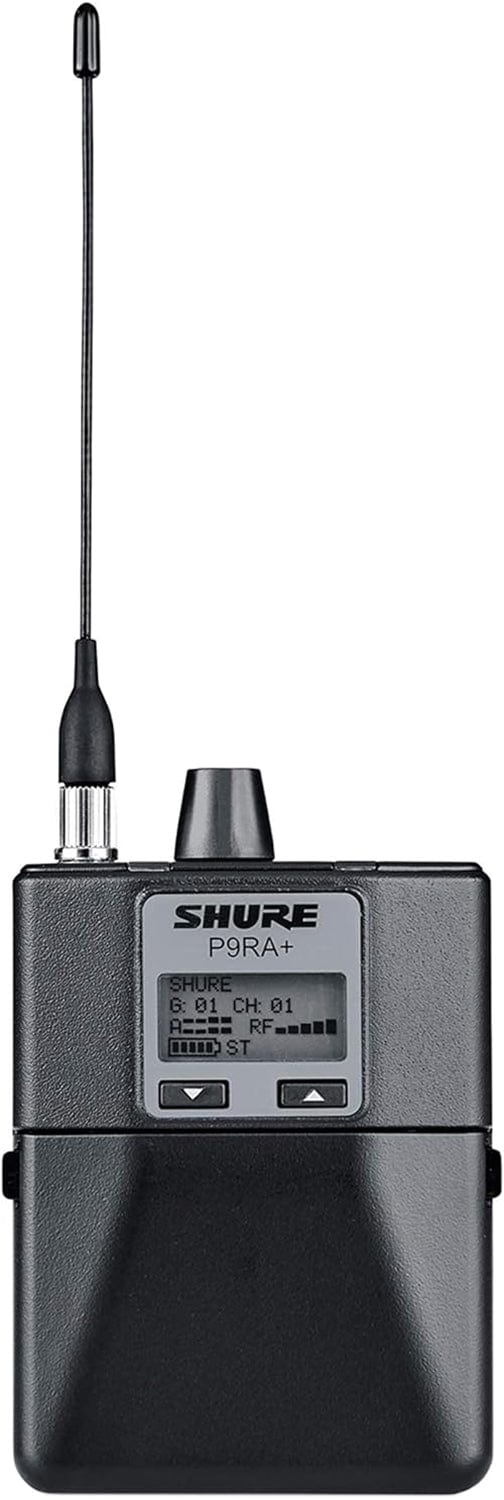 Shure P9RA+=-G7 Rechargeable Bodypack Receiver for Shure PSM900 Personal Monitor System - G7 Band