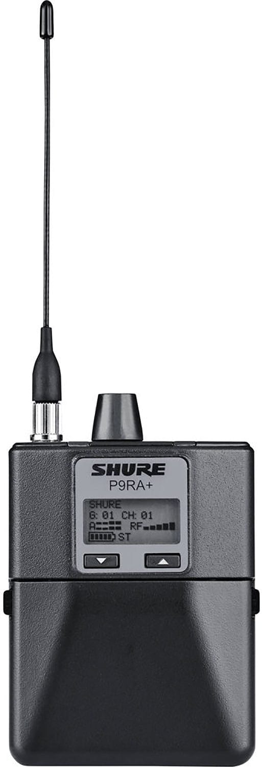 Shure P9RA+=-L6 Rechargeable Bodypack Receiver for Shure PSM900 Personal Monitor System - L6 Band
