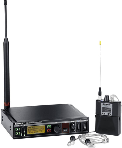 Shure P9TRA+425CL-H21 PSM1000 Monitor System - Dual Transmitter/2x Bodypacks/2x Earphones - H21 Band