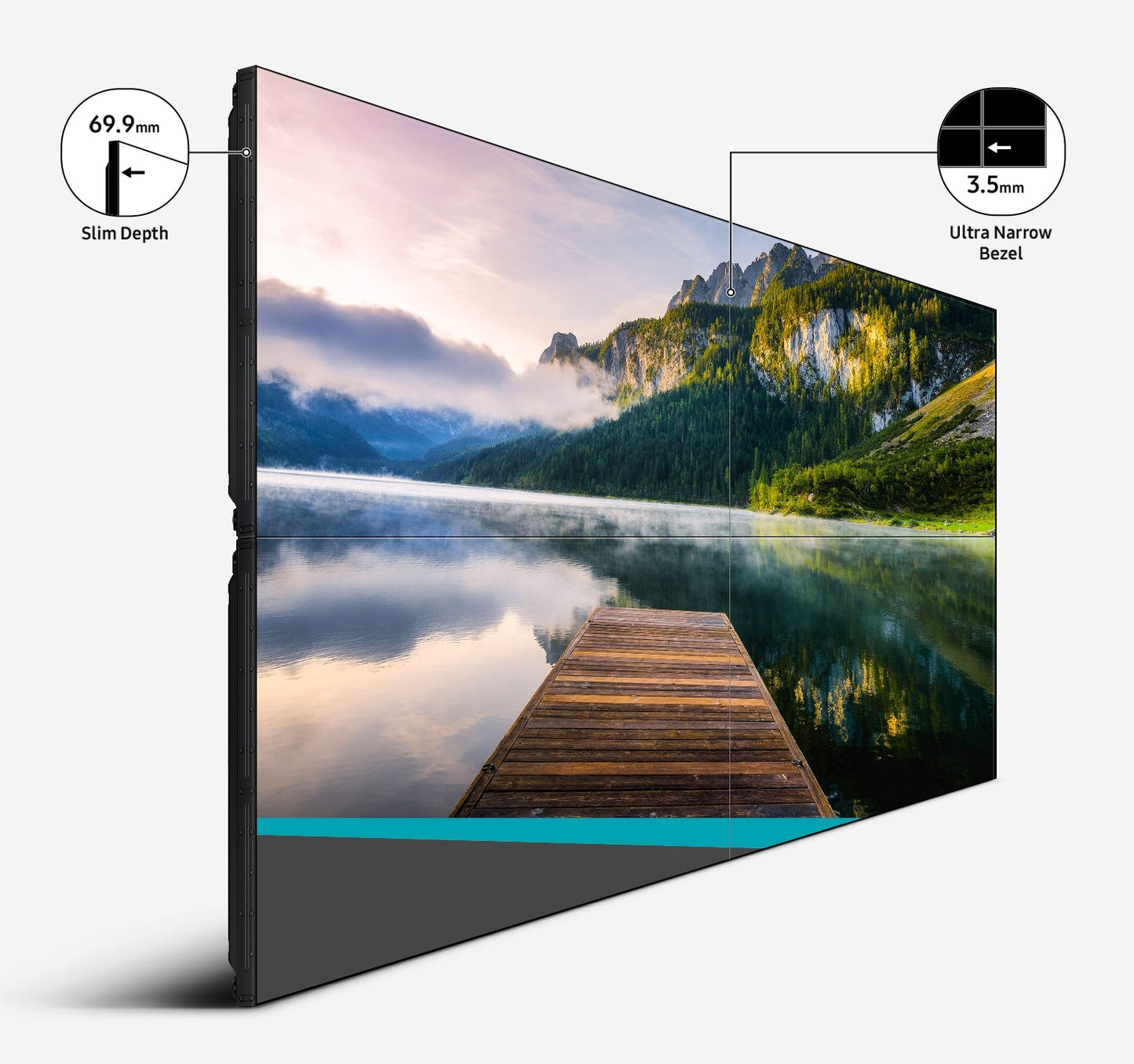 Samsung VMB-U Series 46" Video Wall Display – VM46B-U / LH46VMBUBGBXGO