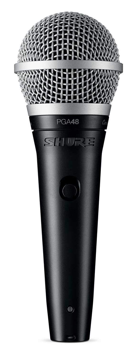 Shure PGA48-QTR Dynamic Vocal Microphone with XLR-QTR Cable
