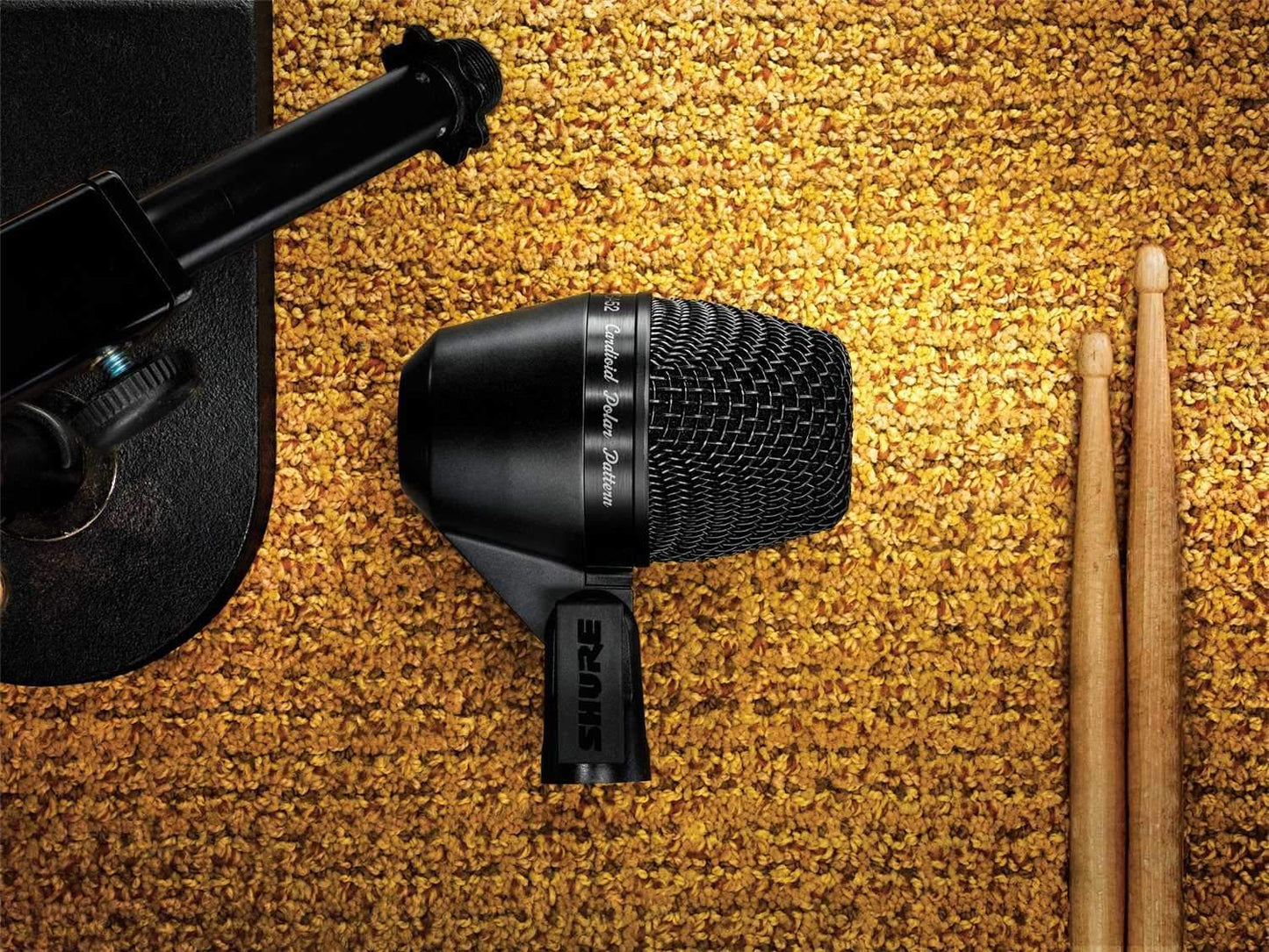 Shure PGA52-LC Dynamic Kick Drum Microphone - No Cable
