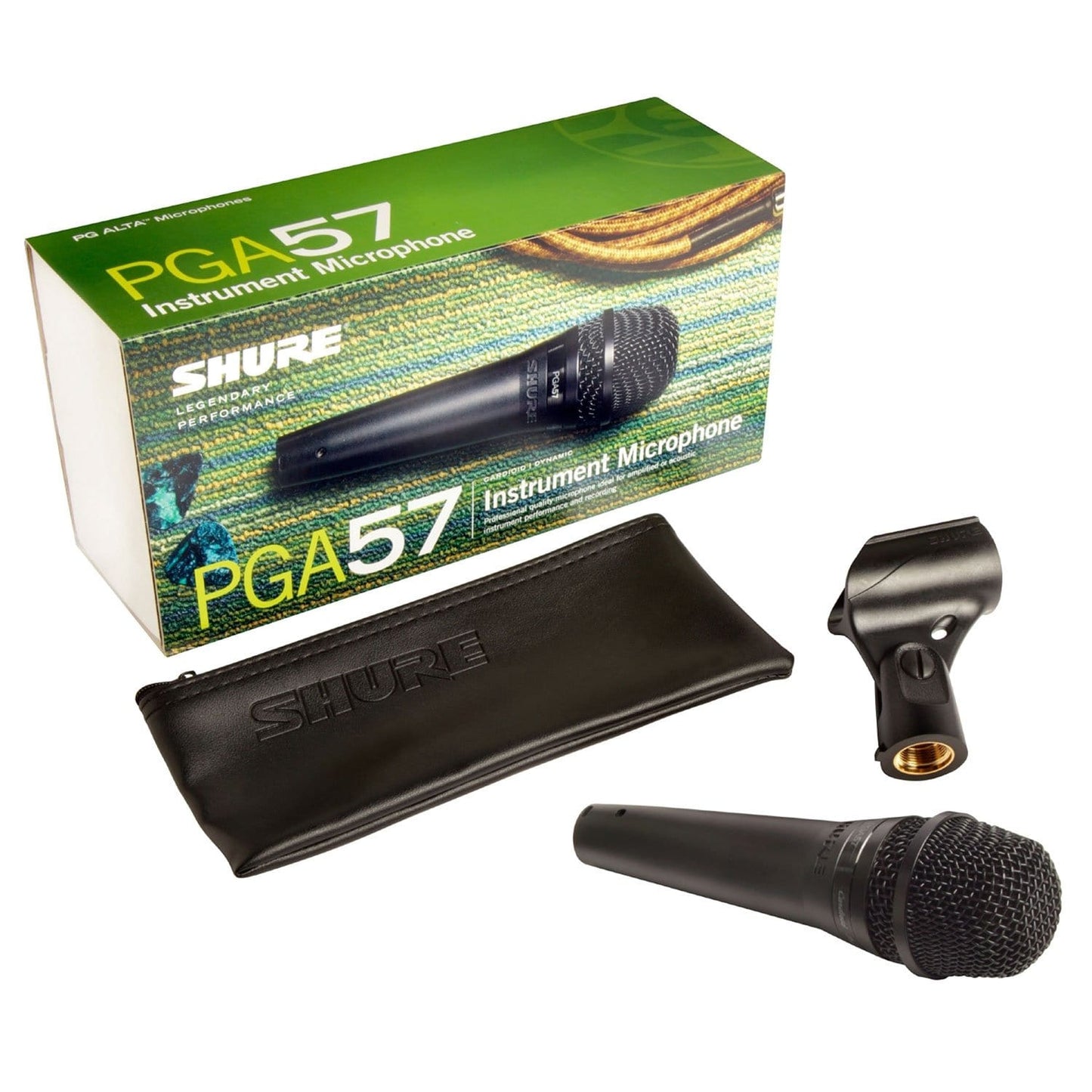 Shure PGA57-LC Dynamic Instrument Microphone with No Cable