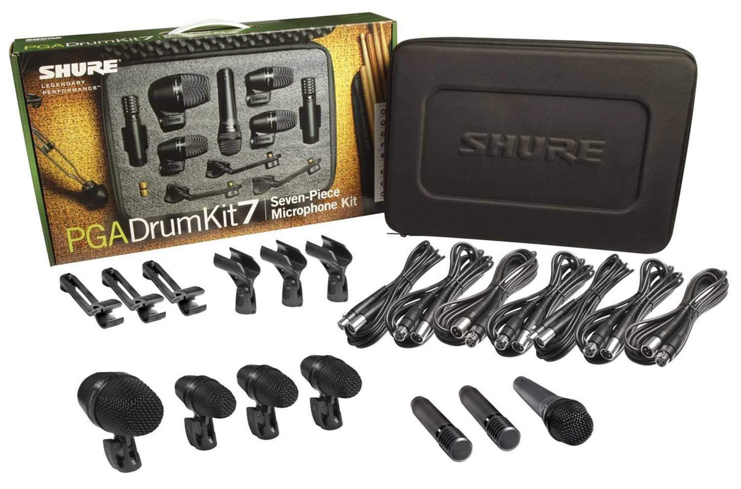 Shure PGADRUMKIT7 7-Piece Drum Microphone Kit