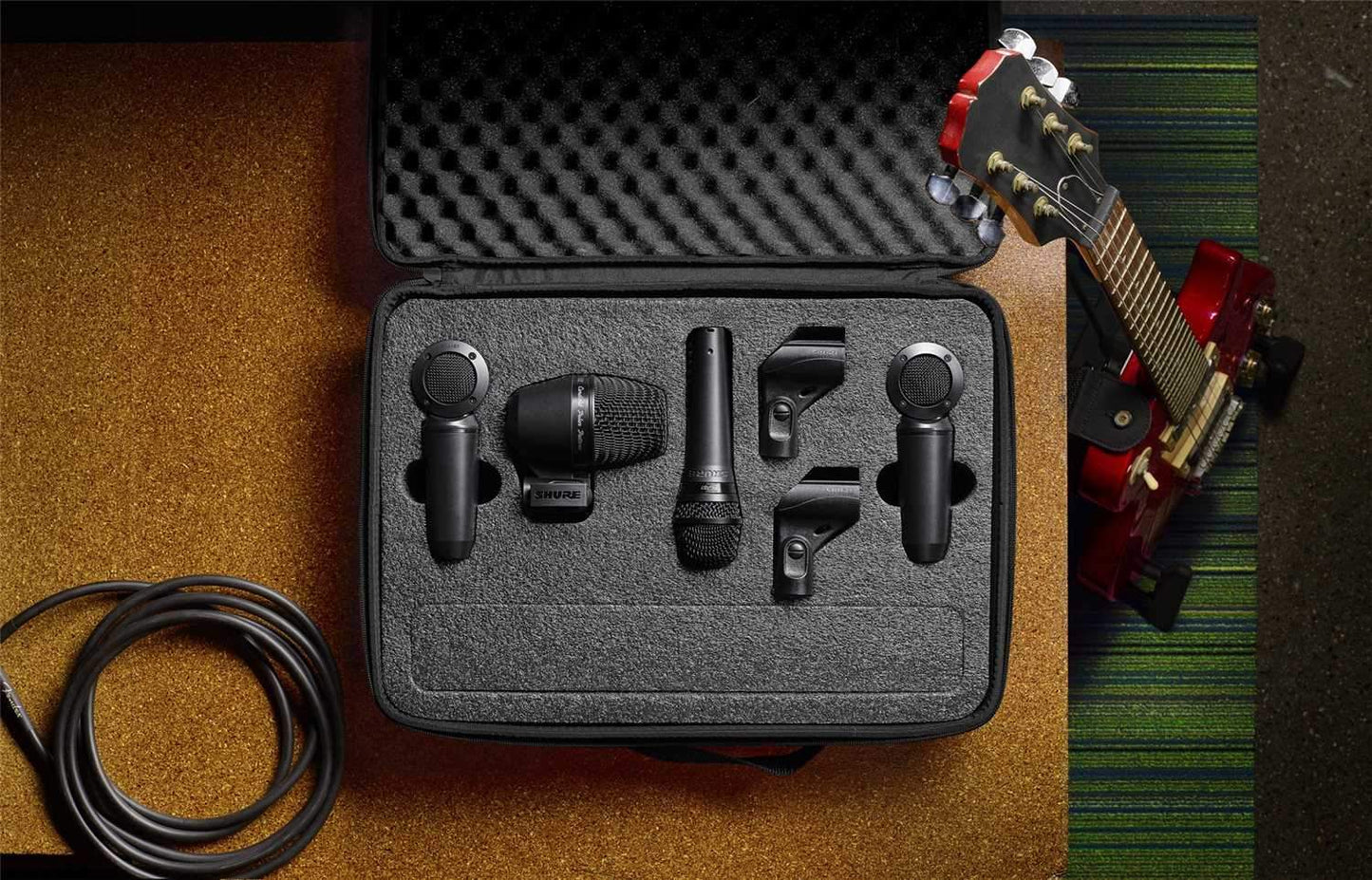 Shure PGASTUDIOKIT4 4-Piece Microphone Studio Kit