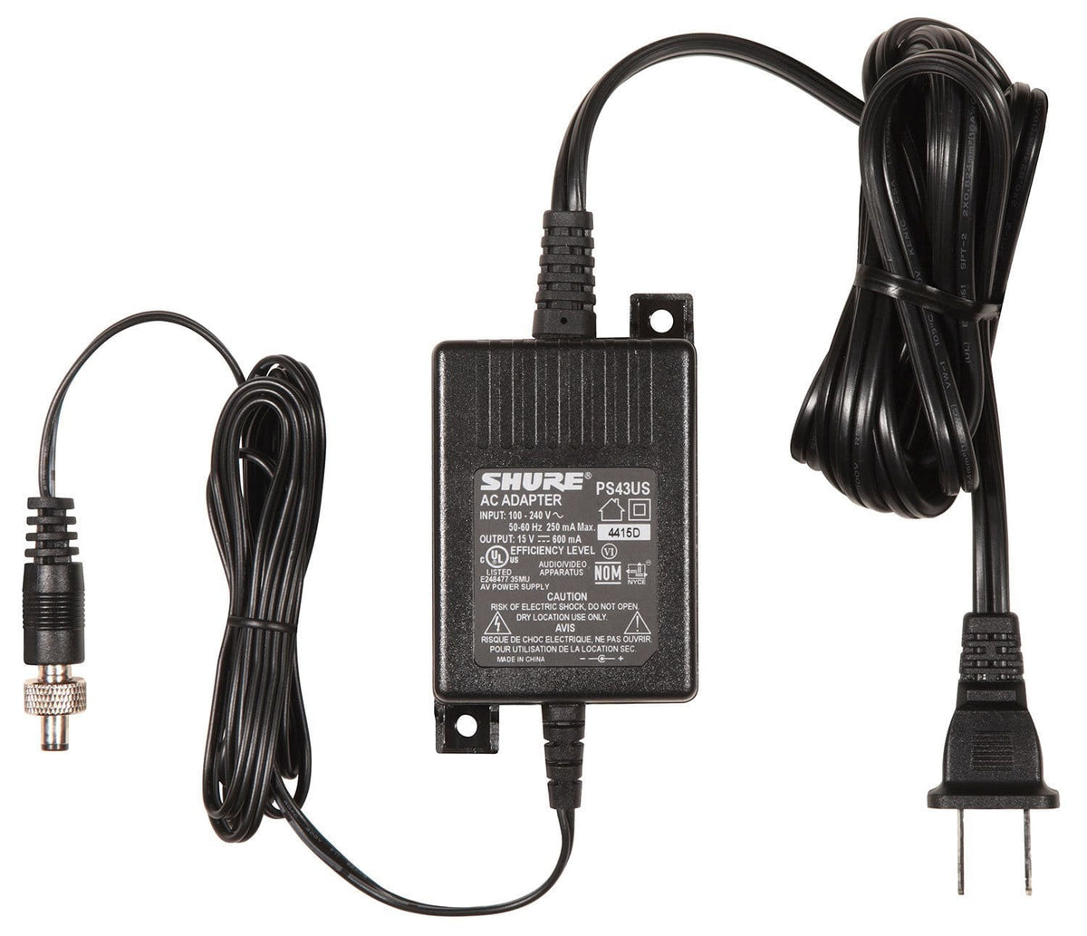 Shure PS43US Replacement In-Line US Power Supply