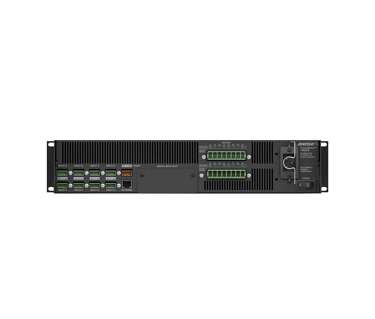 Bose PowerMatch PM8500N Configurable Multichannel Amplifier (8x500w)  