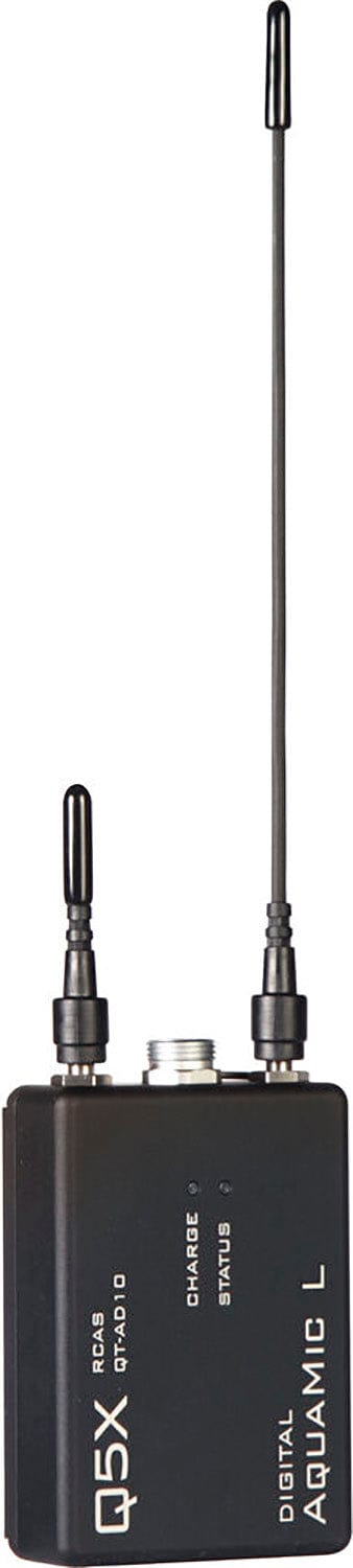 Shure QTAD10AL=-K55 AD10A AquaMic Long Life Waterproof Wireless Bodypack Transmitter - 606-694 MHz