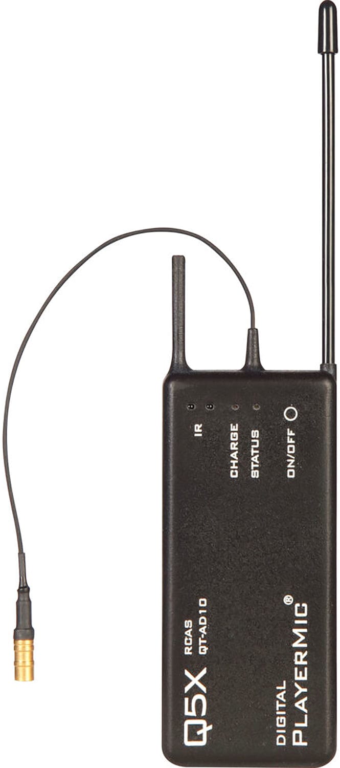 Shure QTAD10P=-K55 AD10P PlayerMic Transmitter - 606-694 MegaHertz