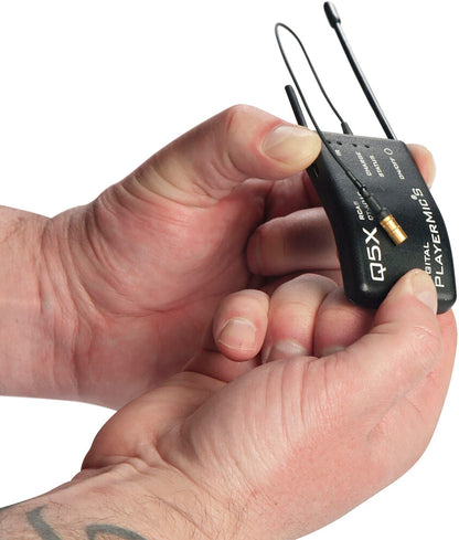Shure QTAD10PS=-G56 AD10PS PlayerMic Short Transmitter - 470-636 MegaHertz