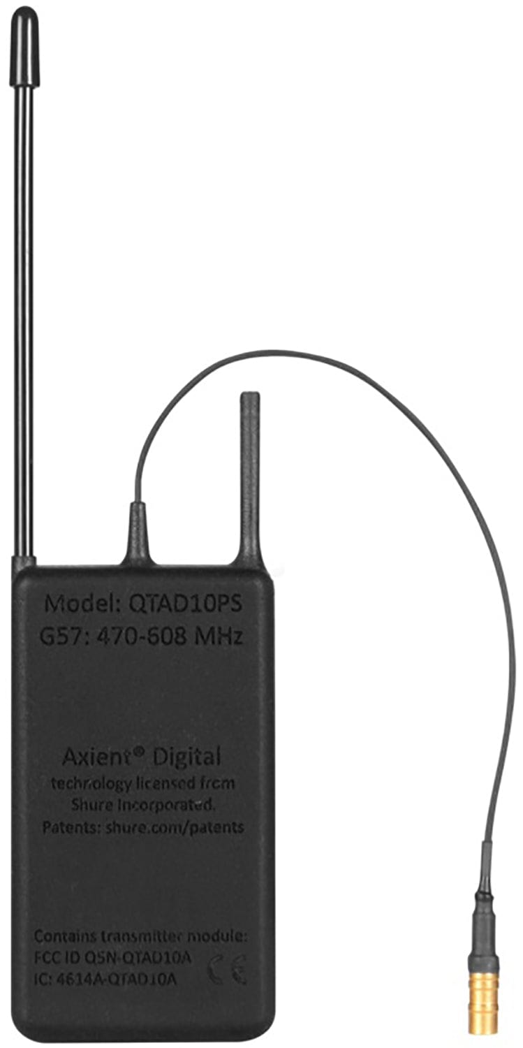 Shure Axient QTAD10PS Q5X PlayerMic - G57 Band