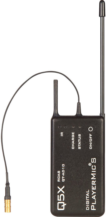 Shure QTAD10PS=-K55 AD10PS PlayerMic Short Transmitter - 606-694 MegaHertz