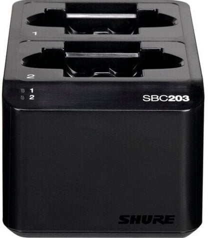 Shure SBC203 Dual Docking Station for SLX-D Transmitters and SB903 Battery