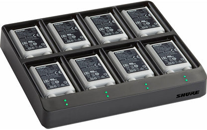 Shure SBC80-903 8-bay Charging Station for 8x SB903 Li-Ion Batteries with PS60US Power Supply