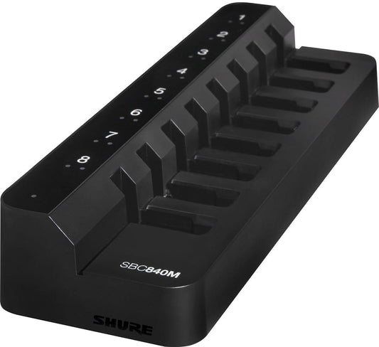 Shure SBC840M-US 8-Bay Networked Charger for SB910M Batteries
