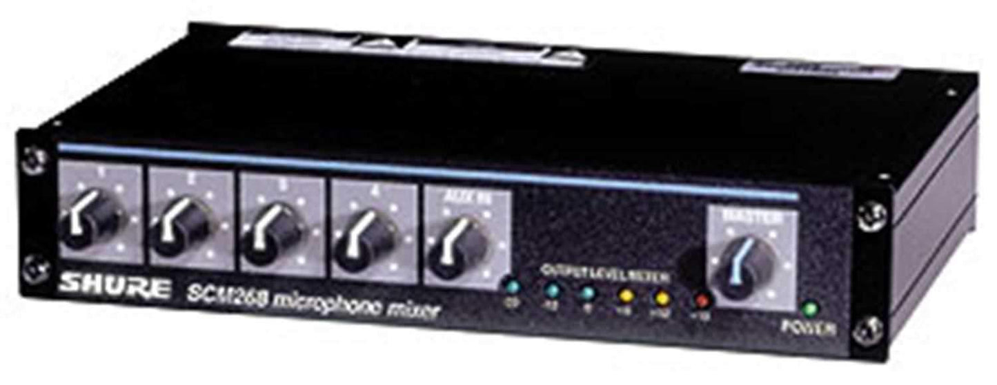 Shure SCM268 4 Ch Microphone Mixer with Phantom