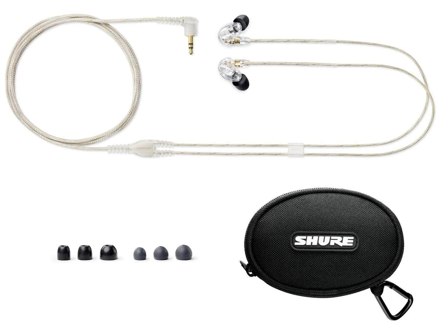 Shure SE215CL Sound Isolating Full Range Earphones (Clear)