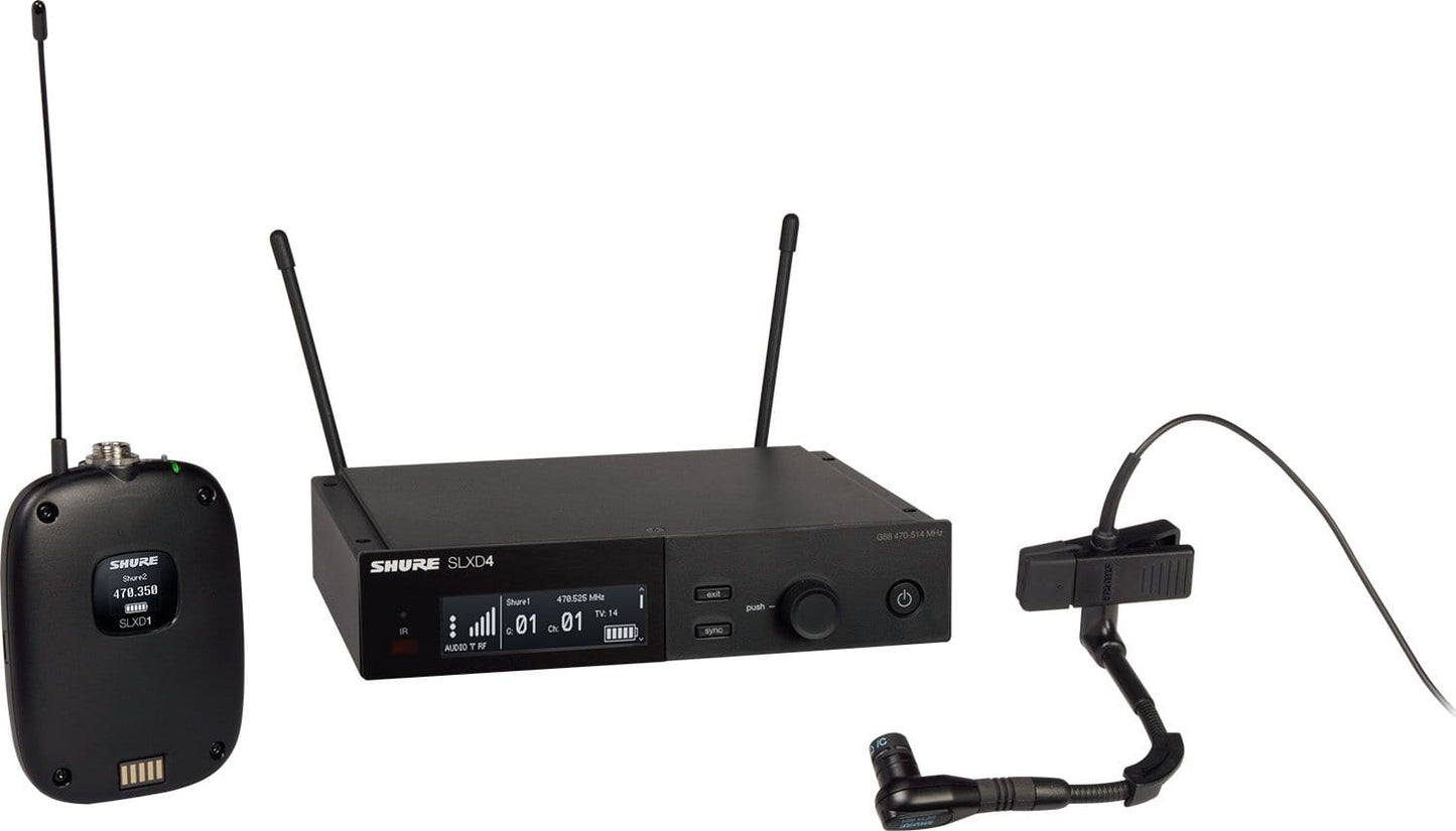 Shure SLXD14/98H-J52 Combo System with Beta 98H/C Lavalier Microphone - J52 Band