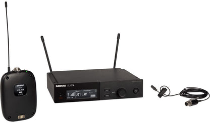 Shure SLXD14 Wireless System with SLXD1 Bodypack Transmitter and DL4 Lavalier Microphone - H55 Band
