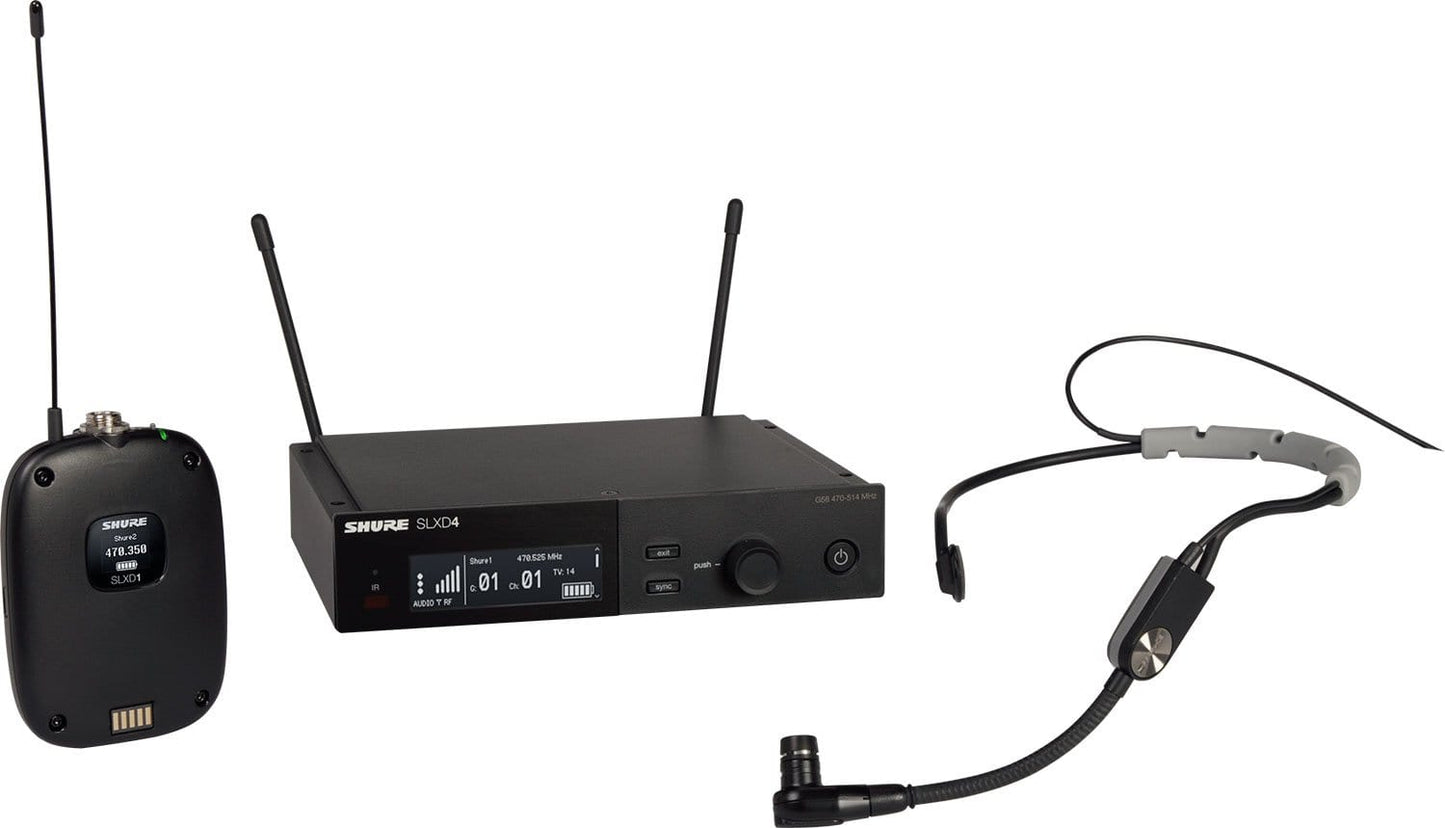 Shure SLXD14/SM35-H55 Combo System with SM35 Lavalier Microphone - H55 Band