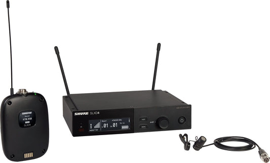 Shure SLXD14/98H-G58 Combo System with Beta 98H/C Lavalier Microphone - G58 Band