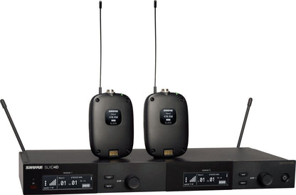 Shure SLXD14D-J52 Dual Combo System with 2x SLXD1 Beltpack - J52 Band